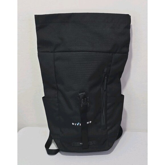 Timbuk2 Tuck Pack Roll Top Water Resistant Laptop Backpack Black - Picture 2 of 12